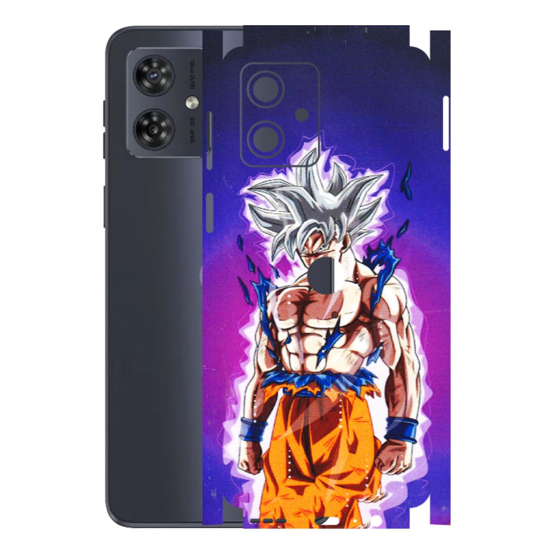 Motorola Phone Skins (All Models) - Goku Purple Anime - 3D Embossed Finish (L-147) Motorola G54 (5G)