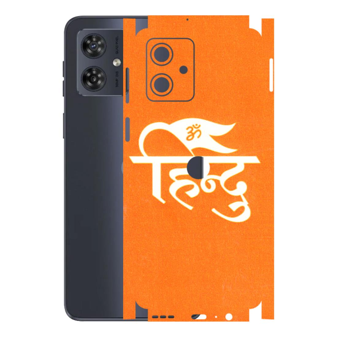 Motorola Phone Skins (All Models) - Hindu Kesari - 3D Embossed Finish (L-154) Motorola G54 (5G)