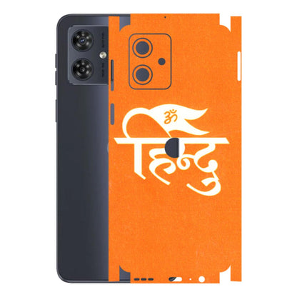 Motorola Phone Skins (All Models) - Hindu Kesari - 3D Embossed Finish (L-154) Motorola G54 (5G)