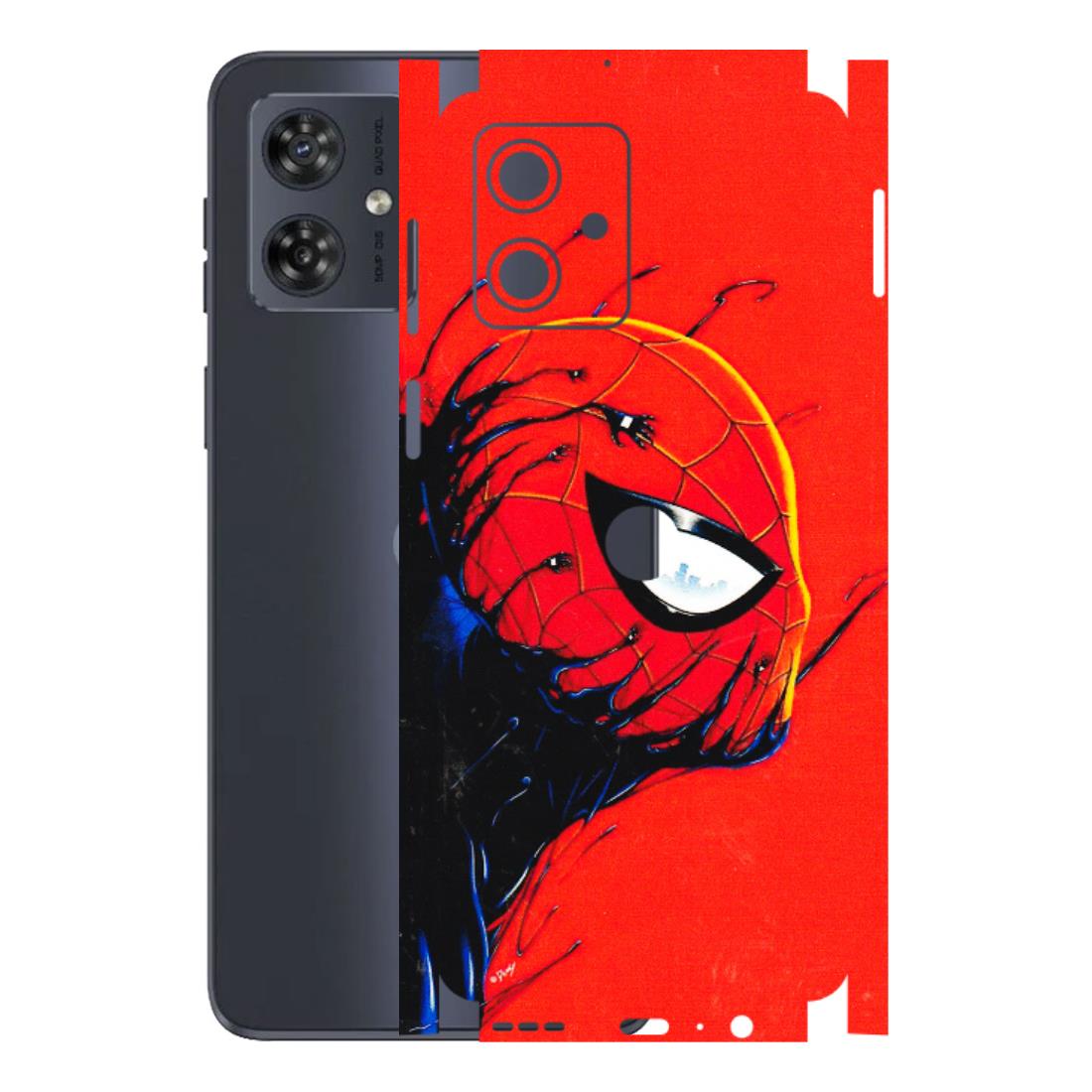 Motorola Phone Skins (All Models) - Spiderman Face Venom - 3D Embossed Finish (L-165) Motorola G54 (5G)