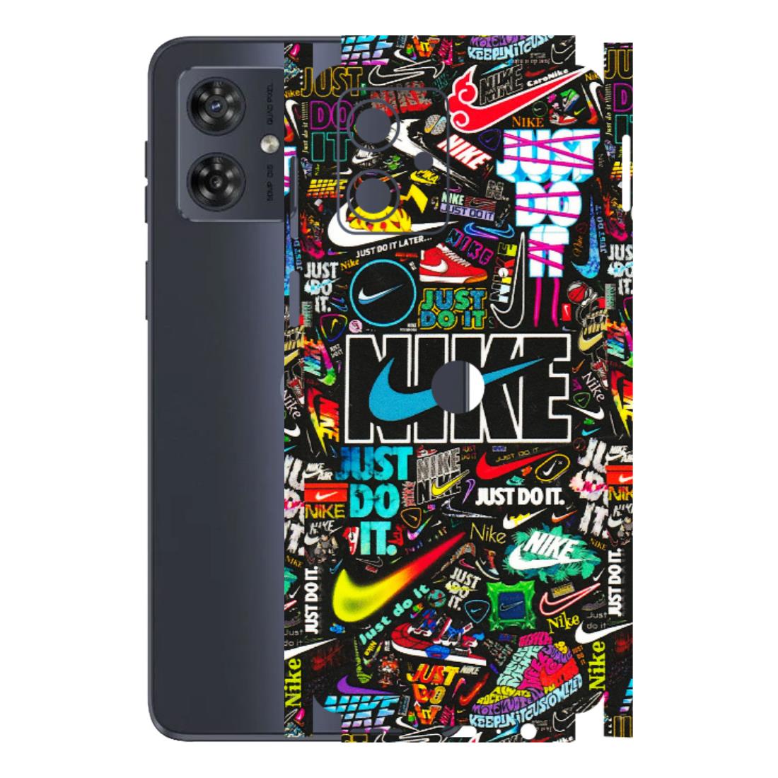 Motorola Phone Skins (All Models) - Just Do It Doodles - 3D Embossed Finish (L-166) Motorola G54 (5G)