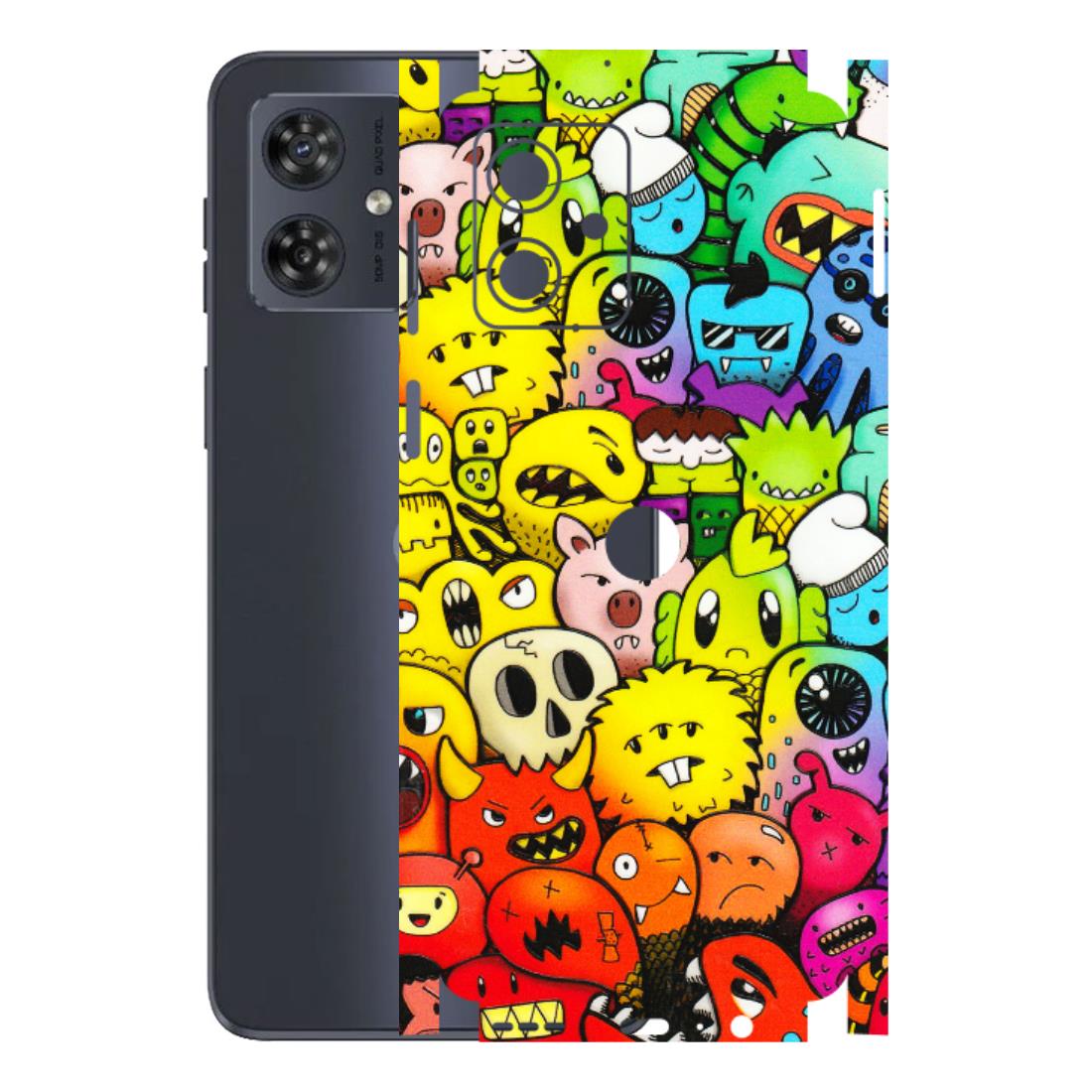 Motorola Phone Skins (All Models) - Angry Funkies - 3D Embossed Finish (L-169) Motorola G54 (5G)