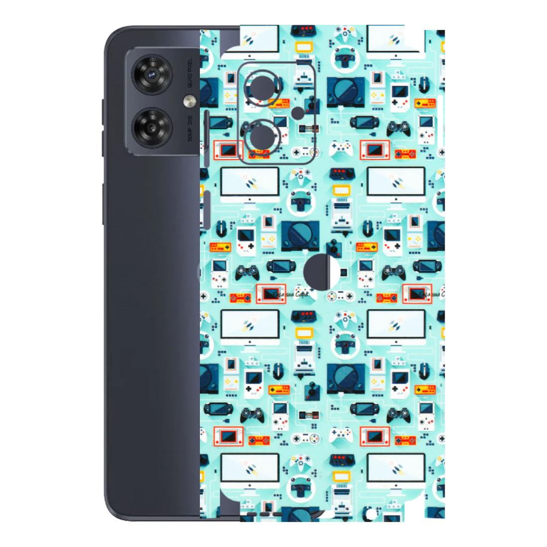 Motorola Phone Skins (All Models) - Gadgets Doodle - 3D Embossed Finish (L-184) Motorola G54 (5G)