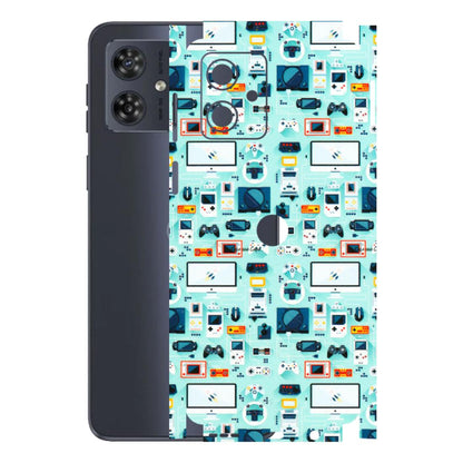 Motorola Phone Skins (All Models) - Gadgets Doodle - 3D Embossed Finish (L-184) Motorola G54 (5G)