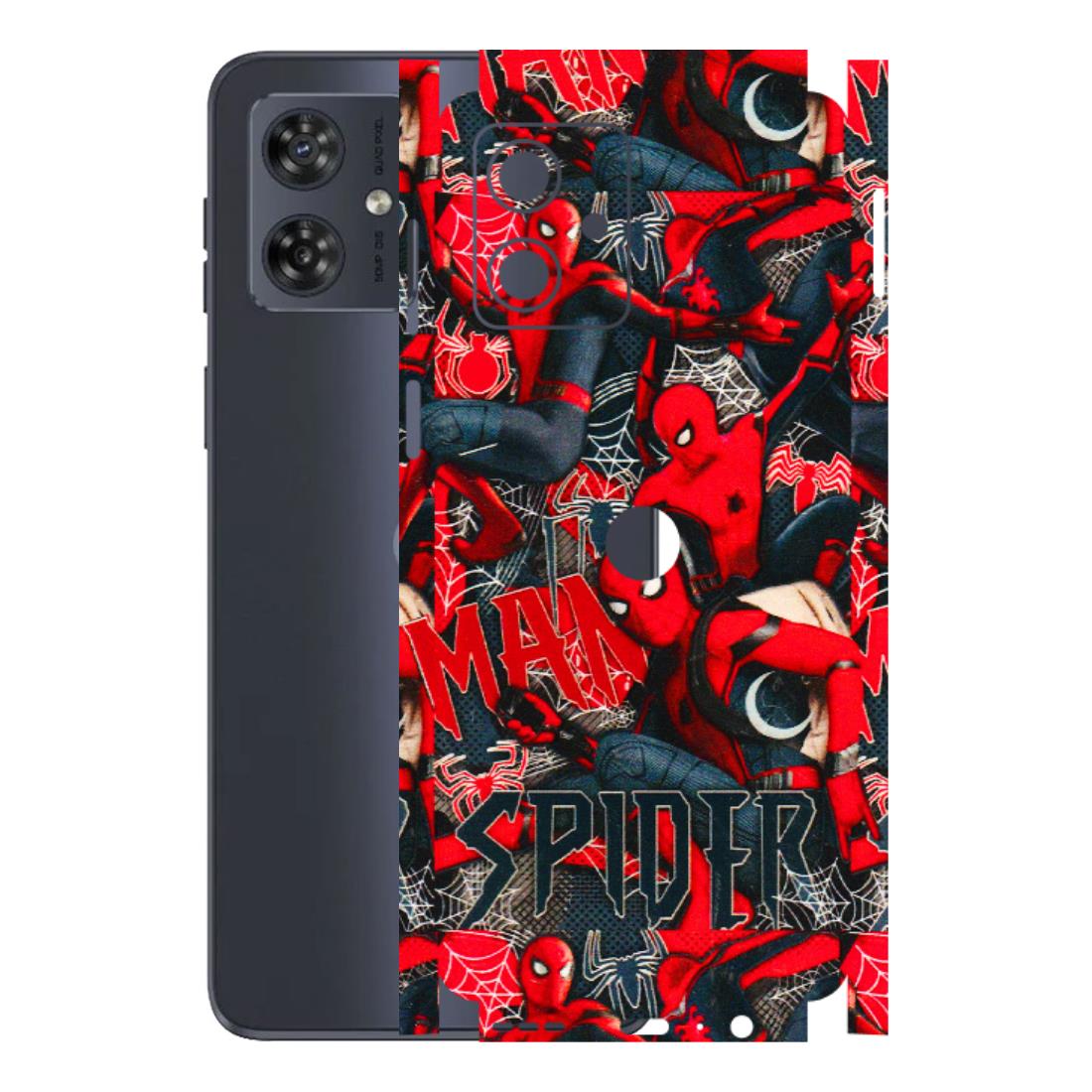 Motorola Phone Skins (All Models) - SpiderMan Cool - 3D Embossed Finish (L-188) Motorola G54 (5G)