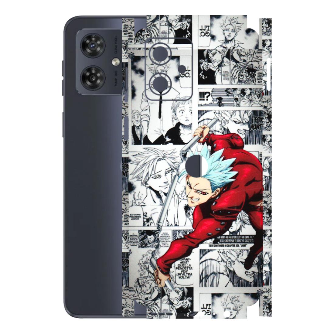 Motorola Phone Skins (All Models) - Anime Comic - 3D Embossed Finish (L-192) Motorola G54 (5G)