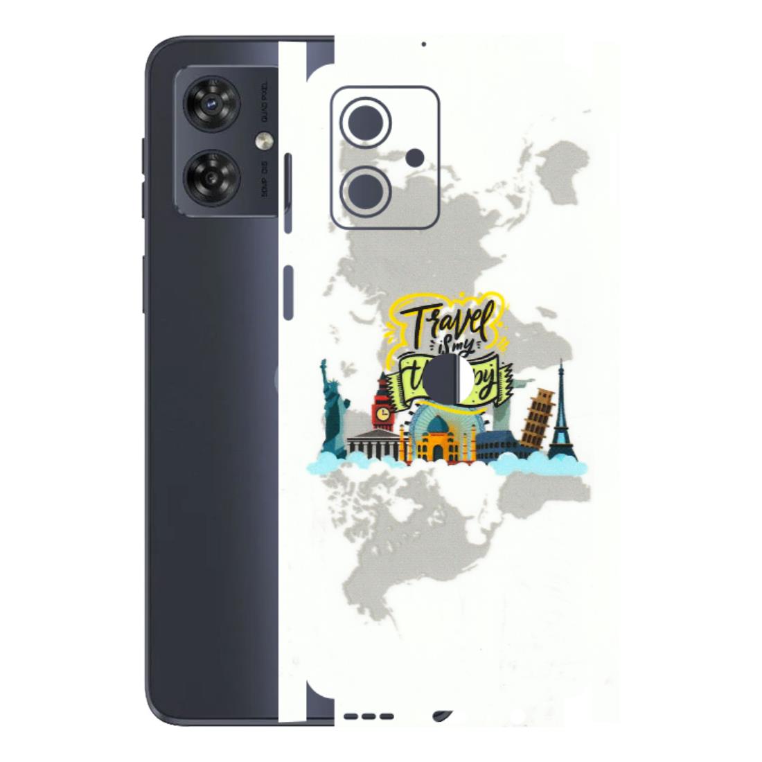 Motorola Phone Skins (All Models) - Travel Therapy - 3D Embossed Finish (L-199) Motorola G54 (5G)