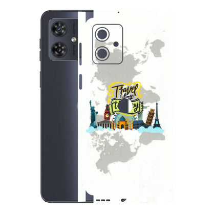 Motorola Phone Skins (All Models) - Travel Therapy - 3D Embossed Finish (L-199) Motorola G54 (5G)