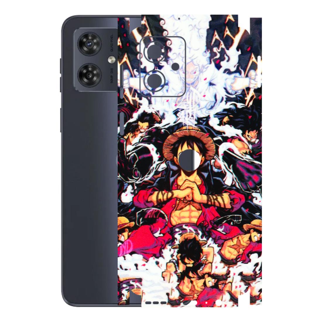 Motorola Phone Skins (All Models) - Luffy Anime Character - 3D Embossed Finish (L-203) Motorola G54 (5G)