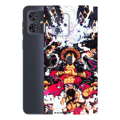 Motorola Phone Skins (All Models) - Luffy Anime Character - 3D Embossed Finish (L-203) Motorola G54 (5G)