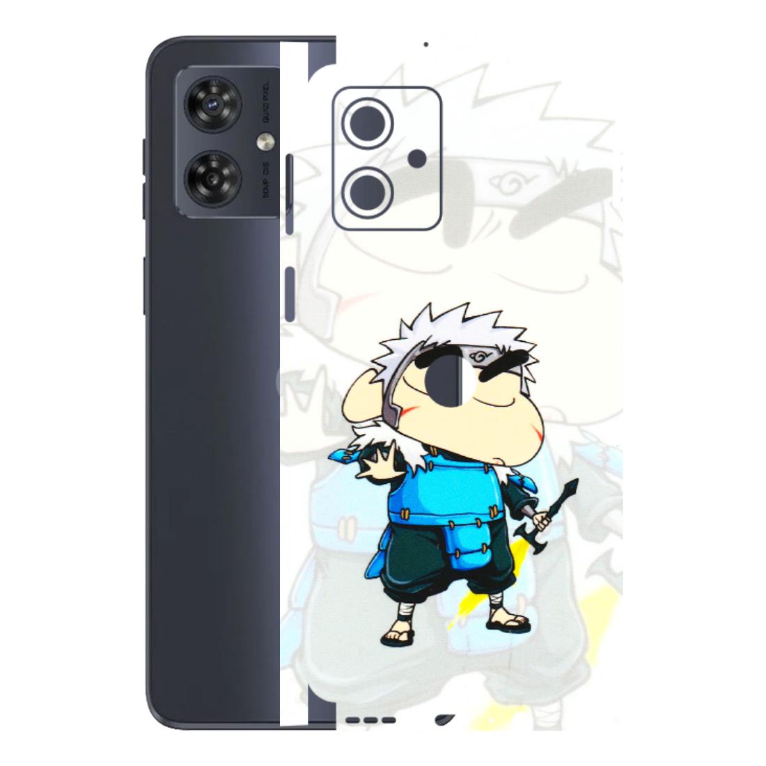Motorola Phone Skins (All Models) - Angry Young Shinchan - 3D Embossed Finish (L-226) Motorola G54 (5G)