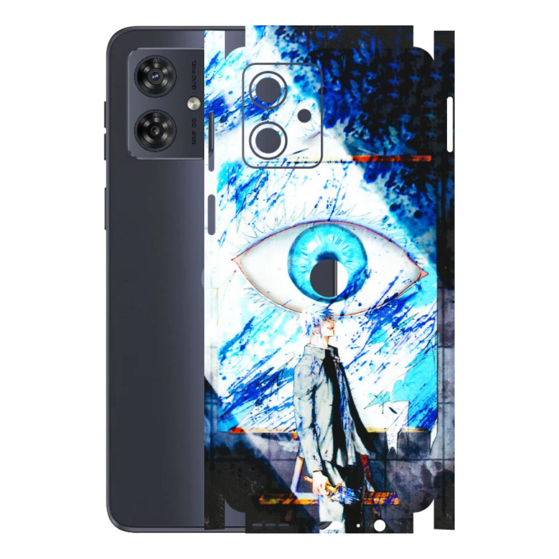 Motorola Phone Skins (All Models) - Gojo Satoru evil eye - 3D Embossed Finish (L-239) Motorola G54 (5G)