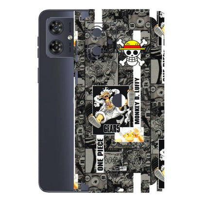 Motorola Phone Skins (All Models) - Cuffy Anime MonkeyCamic - 3D Embossed Finish (L-242) Motorola G54 (5G)