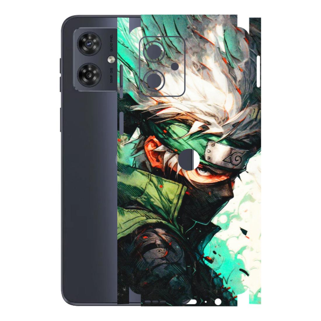 Motorola Phone Skins (All Models) - Kakashi Side Profile - 3D Embossed Finish (L-249) Motorola G54 (5G)