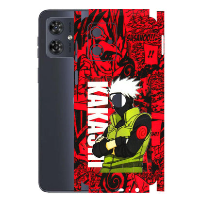 Motorola Phone Skins (All Models) - Kakashi Red Anime - 3D Embossed Finish (L-251) Motorola G54 (5G)