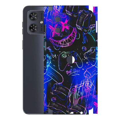 Motorola Phone Skins (All Models) - Gamers Paradise - 3D Embossed Finish (L-258) Motorola G54 (5G)