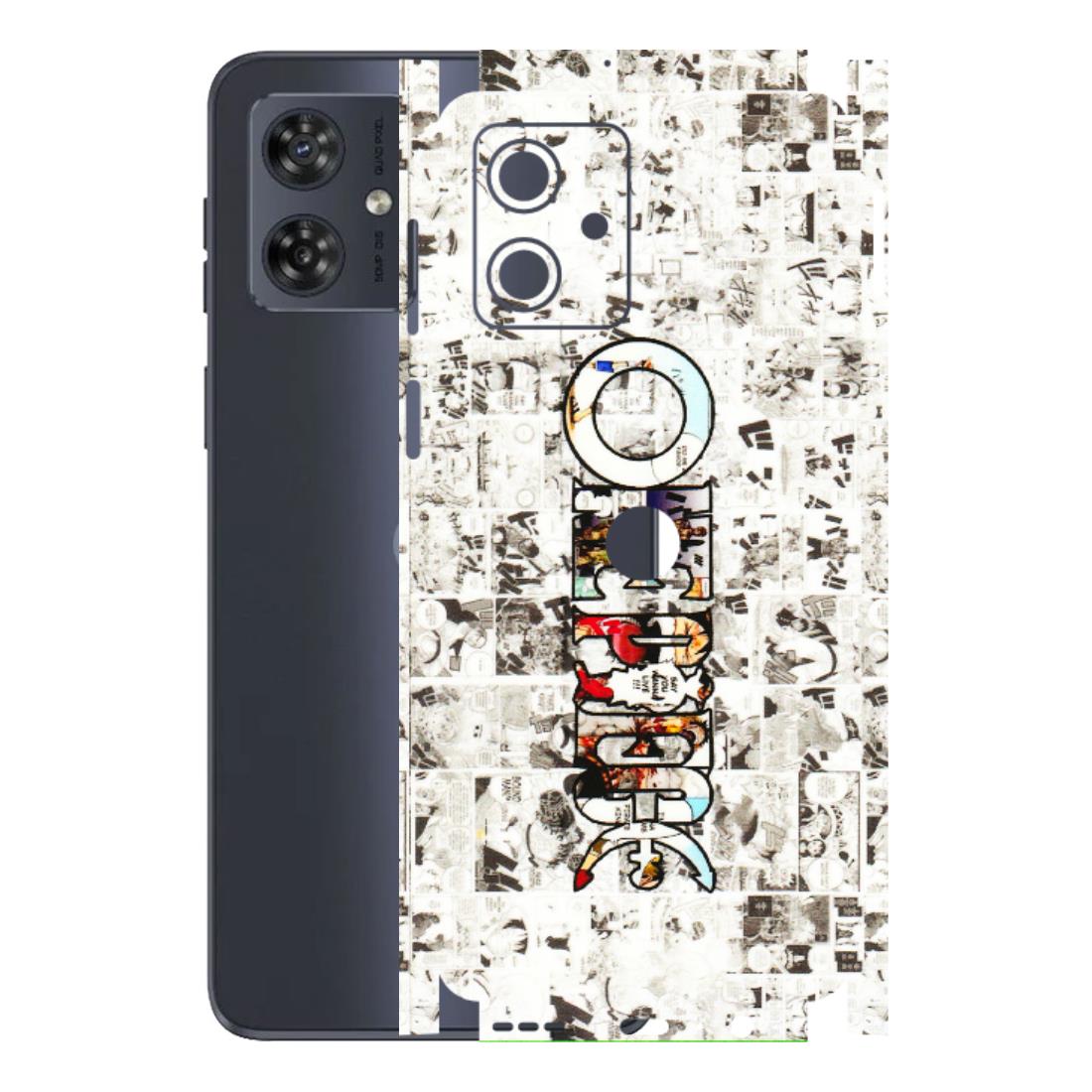 Motorola Phone Skins (All Models) - One Piece Manga - 3D Embossed Finish (L-26) Motorola G54 (5G)