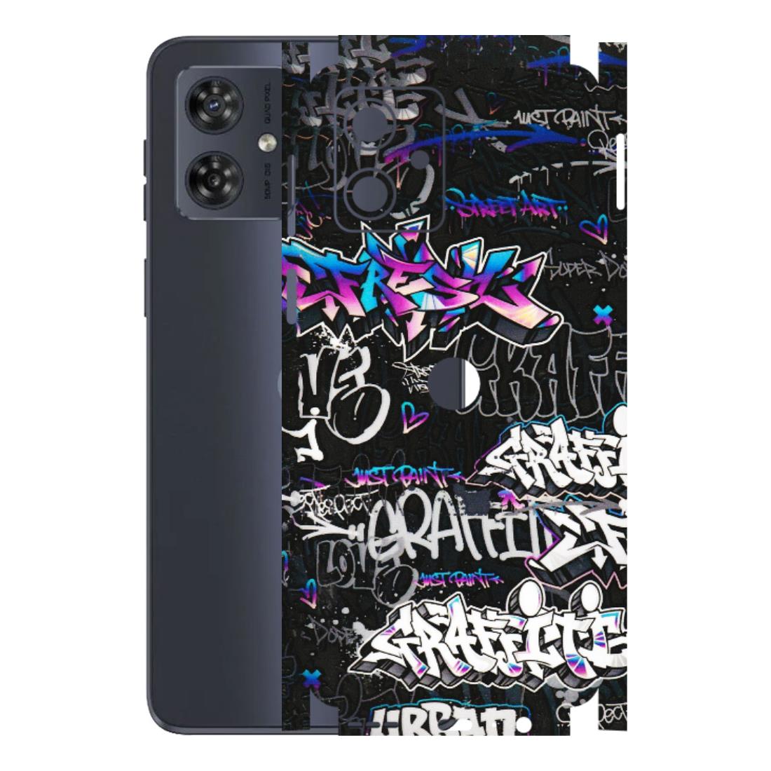 Motorola Phone Skins (All Models) - Graffiti Killer - 3D Embossed Finish (L-274) Motorola G54 (5G)