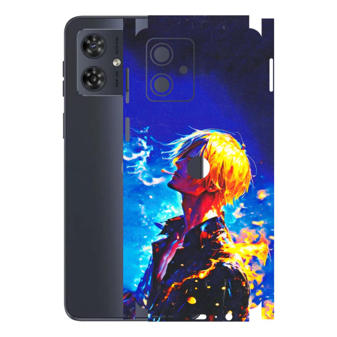 Motorola Phone Skins (All Models) - Sanji Vinsmoke One Piece - 3D Embossed Finish (L-319) Motorola G54 (5G)