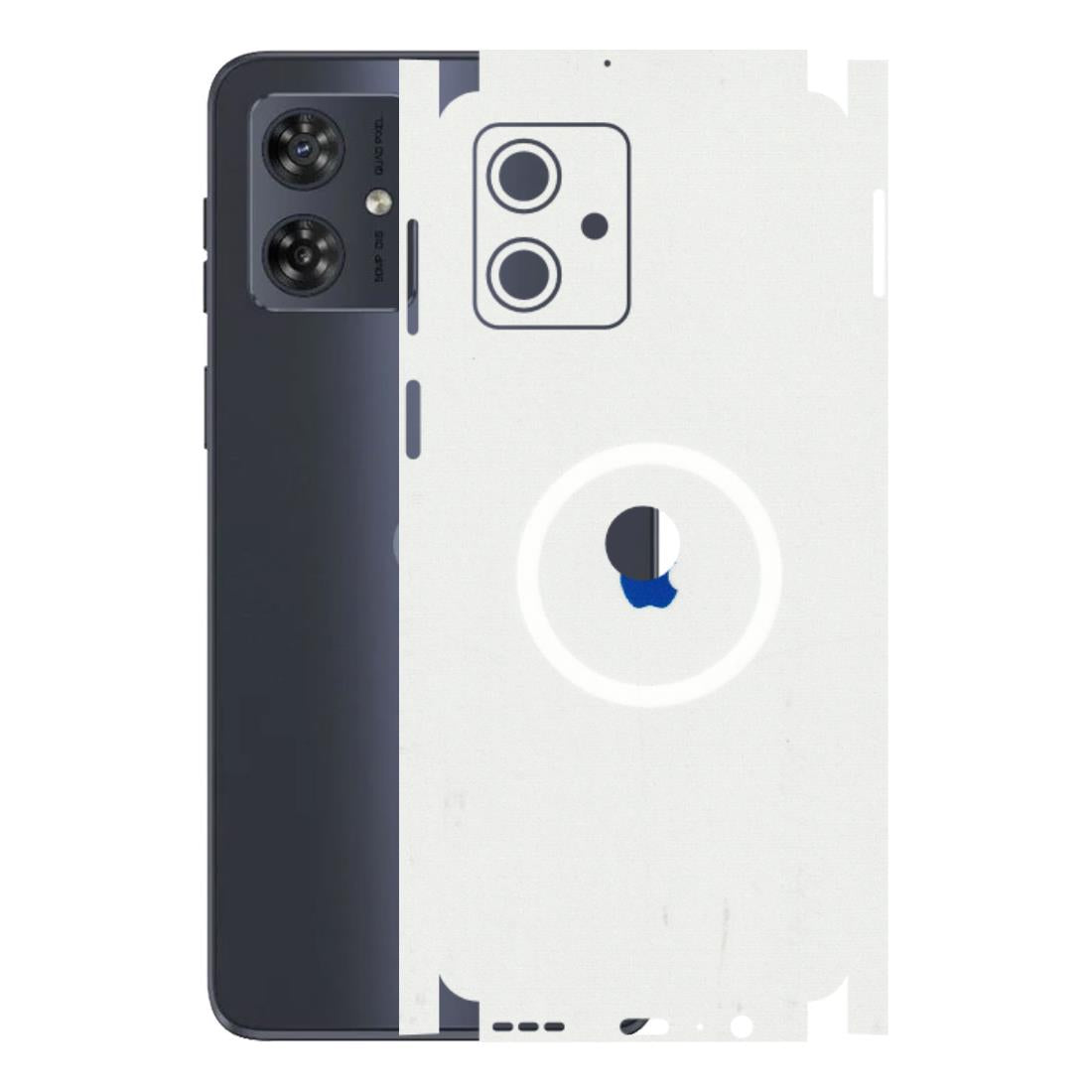 Motorola Phone Skins (All Models) - iPhone Magsafe Logo - 3D Embossed Finish (L-320) Motorola G54 (5G)