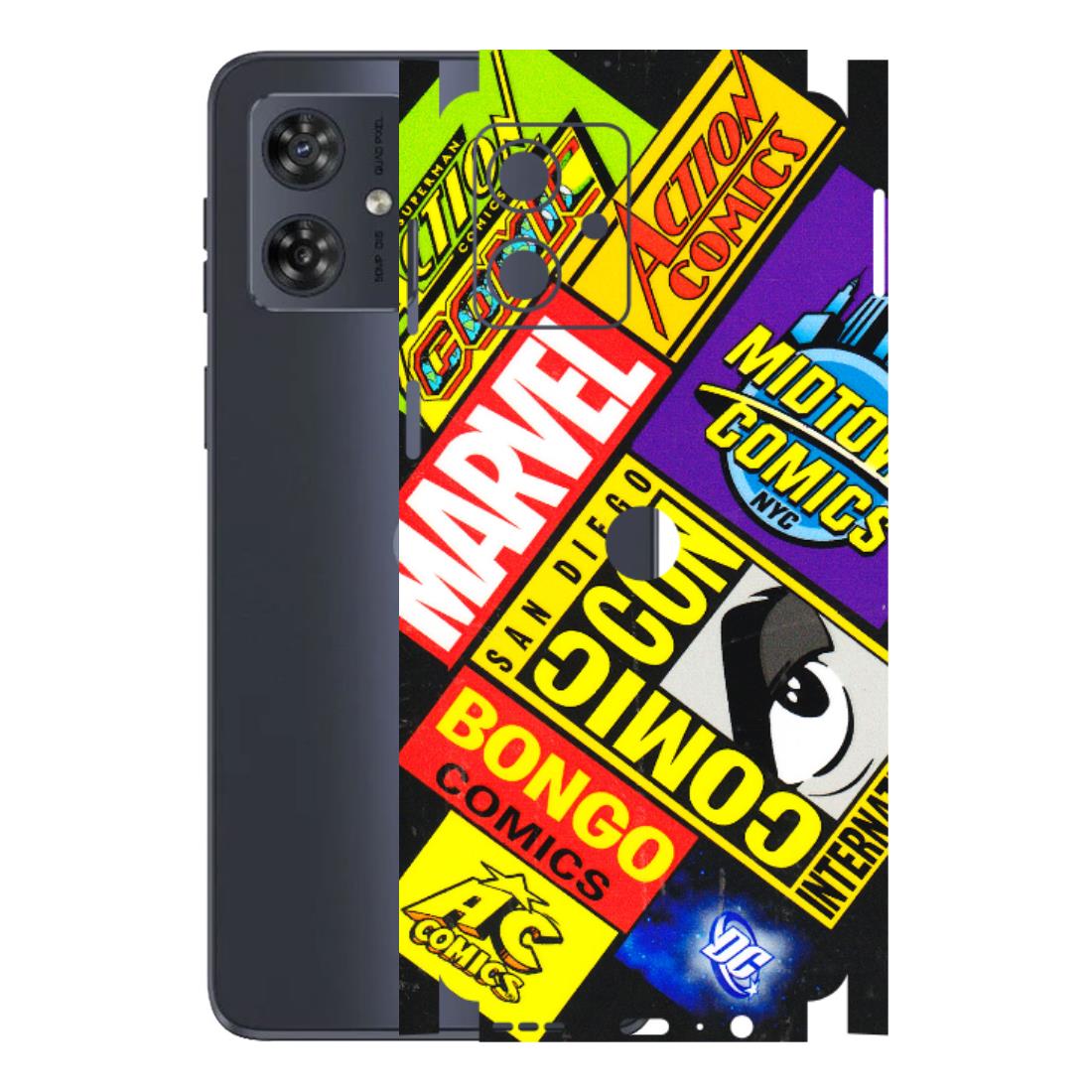 Motorola Phone Skins (All Models) - Bongo Comic Con - 3D Embossed Finish (L-325) Motorola G54 (5G)