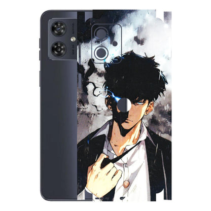 Motorola Phone Skins (All Models) - Sung Jinwoo Manhwa Anime - 3D Embossed Finish (L-328) Motorola G54 (5G)