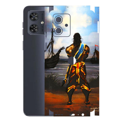 Motorola Phone Skins (All Models) - Heavenly God Figure - 3D Embossed Finish (L-34) Motorola G54 (5G)