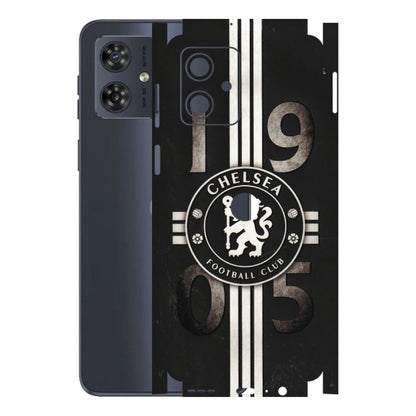 Motorola Phone Skins (All Models) - Chelsea Fan Club - 3D Embossed Finish (L-36) Motorola G54 (5G)