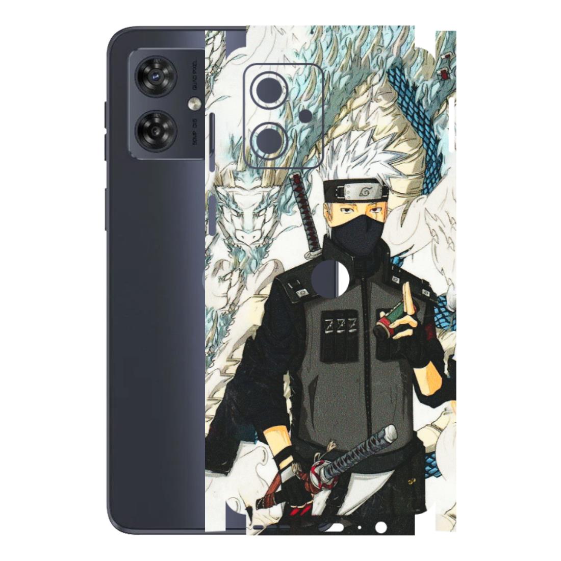 Motorola Phone Skins (All Models) - Kakashi Hatake Naruto Anime - 3D Embossed Finish (L-46) Motorola G54 (5G)