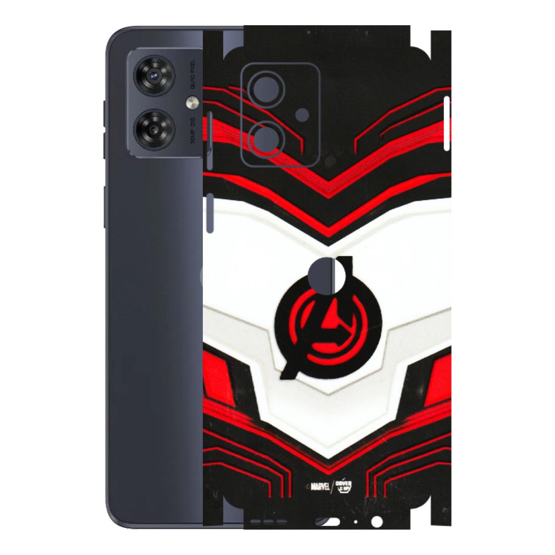 Motorola Phone Skins (All Models) - Avengers Logo - 3D Embossed Finish (L-55) Motorola G54 (5G)