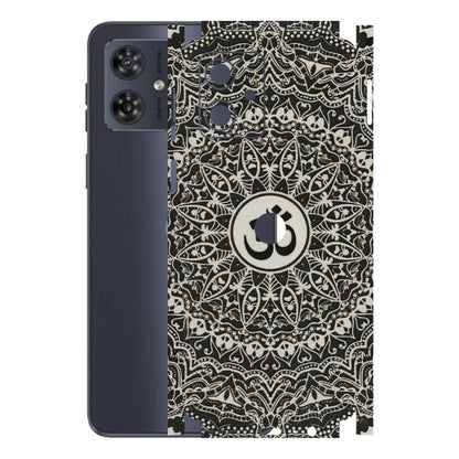 Motorola Phone Skins (All Models) - Aum Elegant Mandala - 3D Embossed Finish (L-62) Motorola G54 (5G)