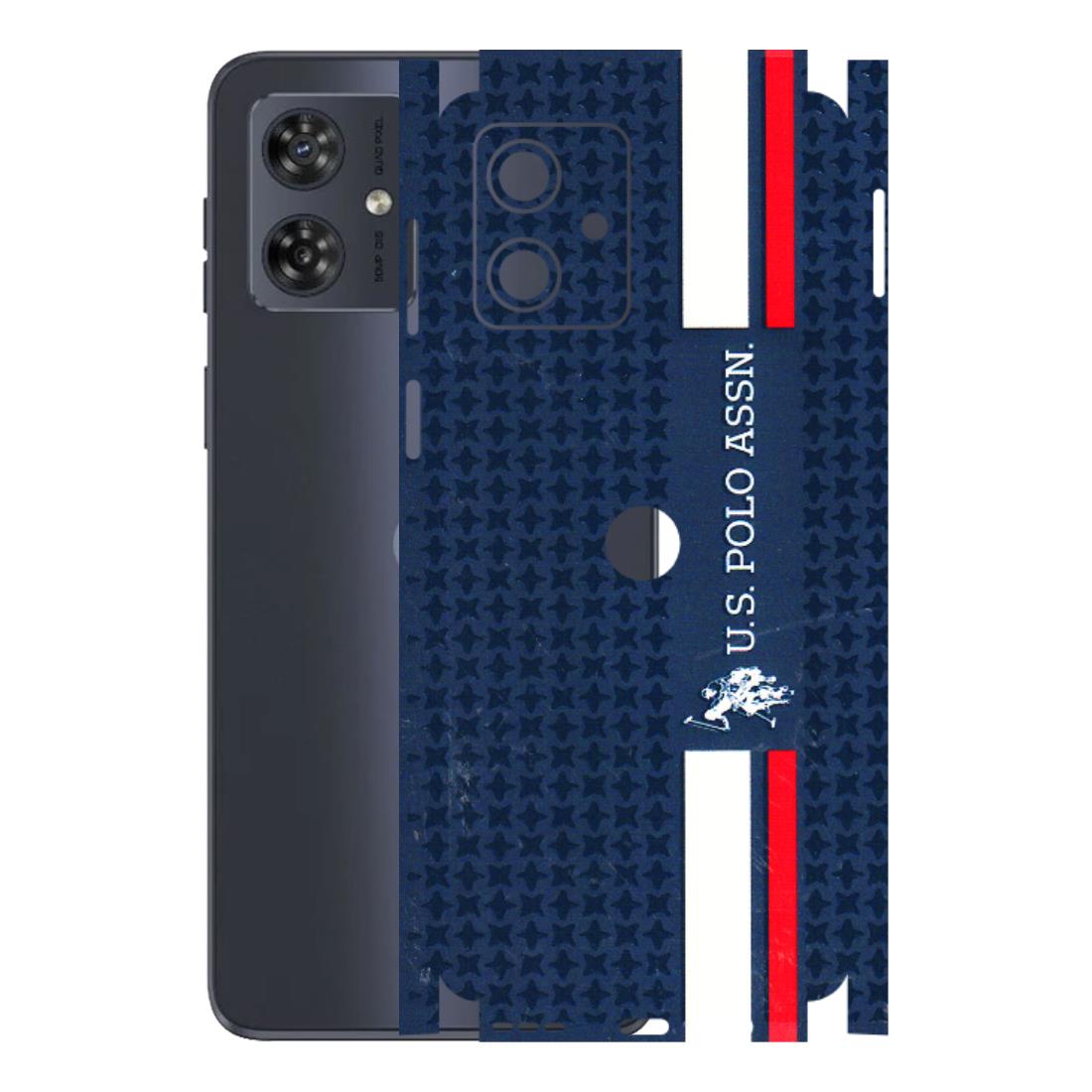 Motorola Phone Skins (All Models) - US POLO Designer Brand - 3D Embossed Finish (L-65) Motorola G54 (5G)
