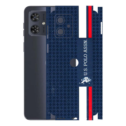 Motorola Phone Skins (All Models) - US POLO Designer Brand - 3D Embossed Finish (L-65) Motorola G54 (5G)