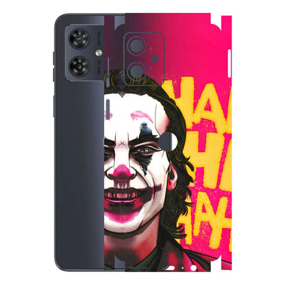 Motorola Phone Skins (All Models) - Joker Evil Laugh - 3D Embossed Finish (L-97) Motorola G54 (5G)