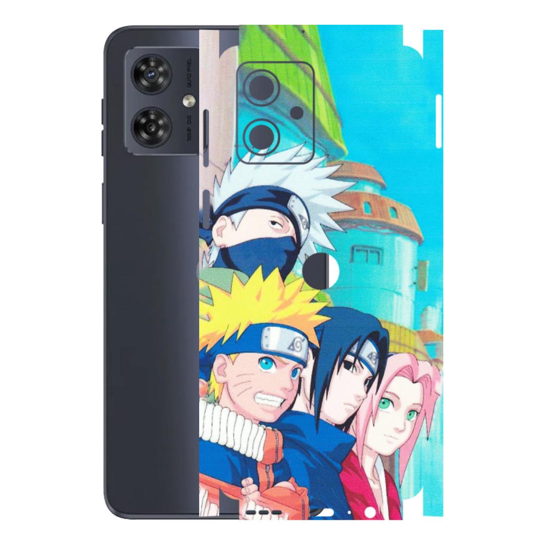 Motorola Phone Skins (All Models) - Team Minato And Kakashi - Matte Finish (M-101) Motorola G54 (5G)