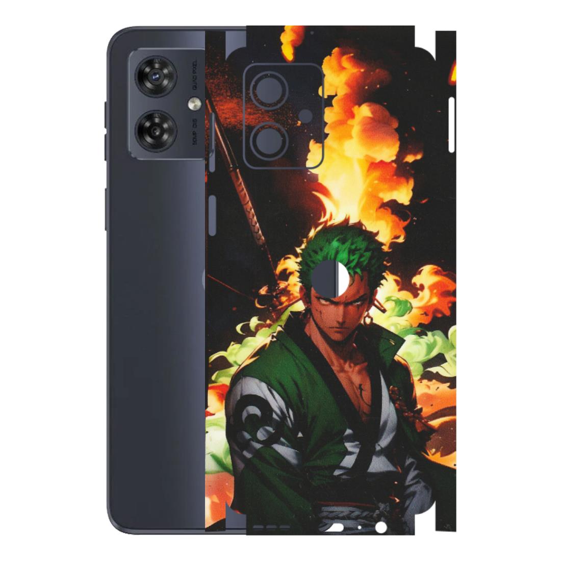 Motorola Phone Skins (All Models) - Roronoa Zoro - Matte Finish (M-102) Motorola G54 (5G)