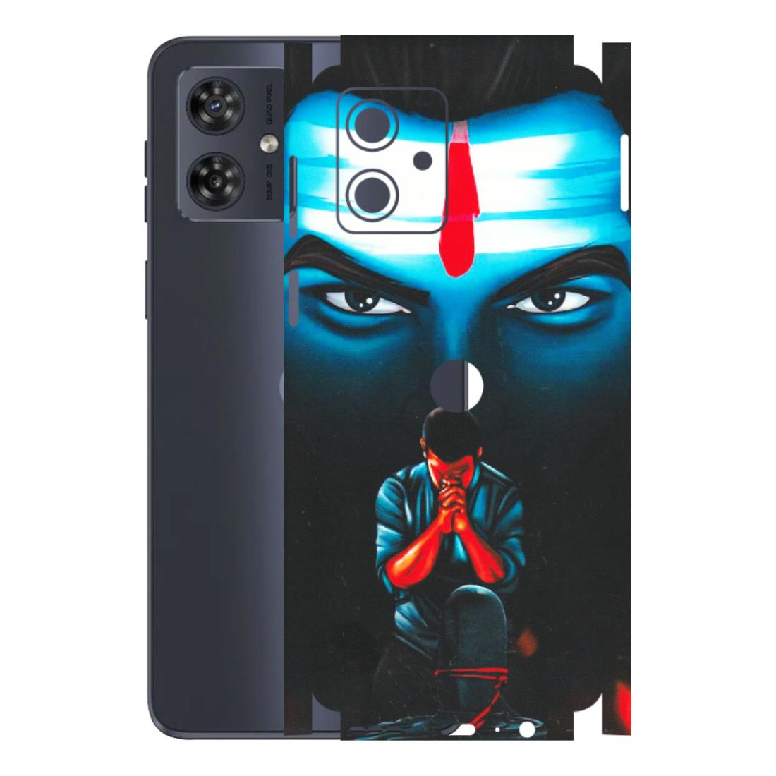 Motorola Phone Skins (All Models) - Mahakal Bhakt - Matte Finish (M-112) Motorola G54 (5G)