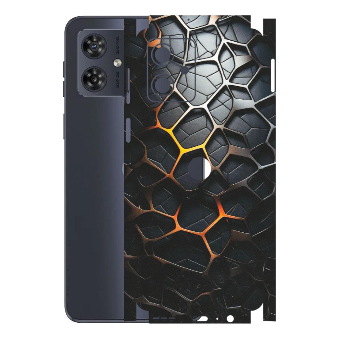 Motorola Phone Skins (All Models) - New Abstract Graphite Tiles - Matte Finish (M-130) Motorola G54 (5G)