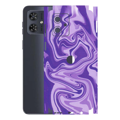 Motorola Phone Skins (All Models) - Hazy Purple Nights - Matte Finish (M-14) Motorola G54 (5G)