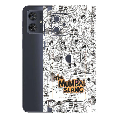 Motorola Phone Skins (All Models) - The Mumbai Slang - Matte Finish (M-142) Motorola G54 (5G)