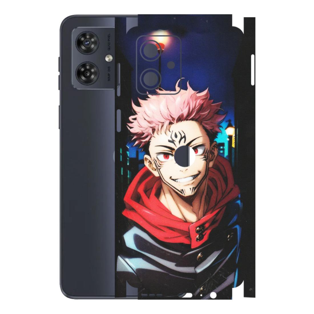 Motorola Phone Skins (All Models) - Yuji Itadori Funny Face Anime - Matte Finish (M-152) Motorola G54 (5G)
