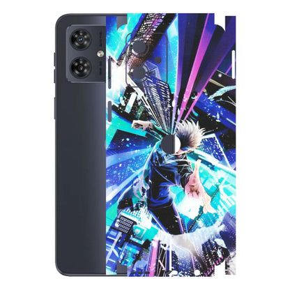 Motorola Phone Skins (All Models) - Manga Action Jujustu Kaisen Anime - Matte Finish (M-155) Motorola G54 (5G)