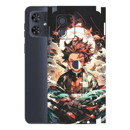 Motorola Phone Skins (All Models) - Tanjiro Demon Slayer Anime - Matte Finish (M-158) Motorola G54 (5G)