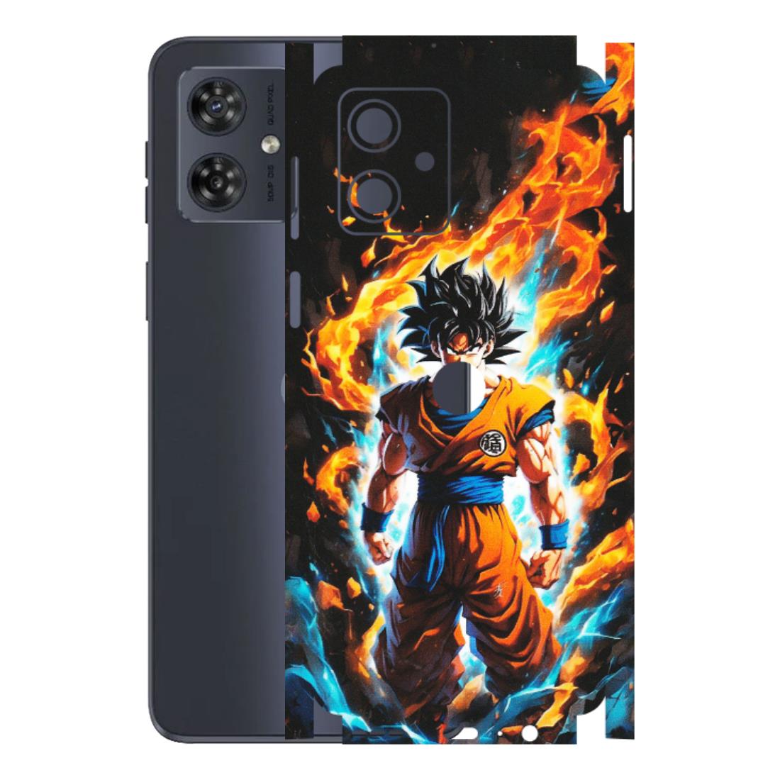 Motorola Phone Skins (All Models) - Goku Transformation Anime - Matte Finish (M-159) Motorola G54 (5G)