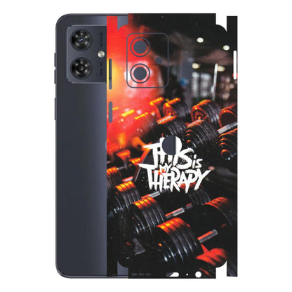 Motorola Phone Skins (All Models) - GYM Lover Therapy - Matte Finish (M-160) Motorola G54 (5G)