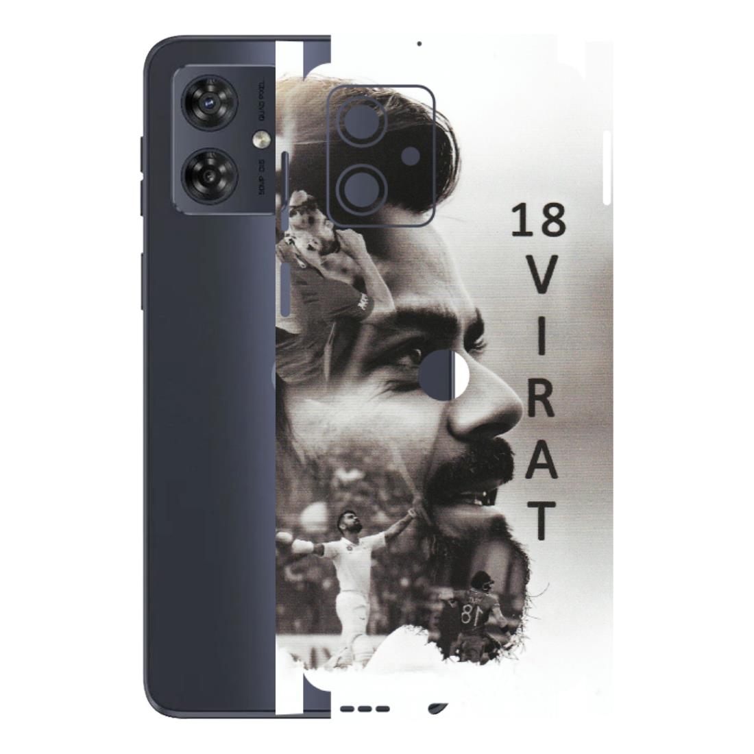 Motorola Phone Skins (All Models) - Virat Kohli Cricketer - Matte Finish (M-163) Motorola G54 (5G)