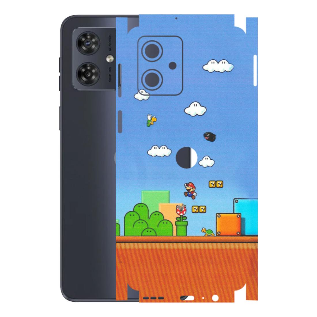 Motorola Phone Skins (All Models) - Mario Game Scene - Matte Finish (M-24) Motorola G54 (5G)