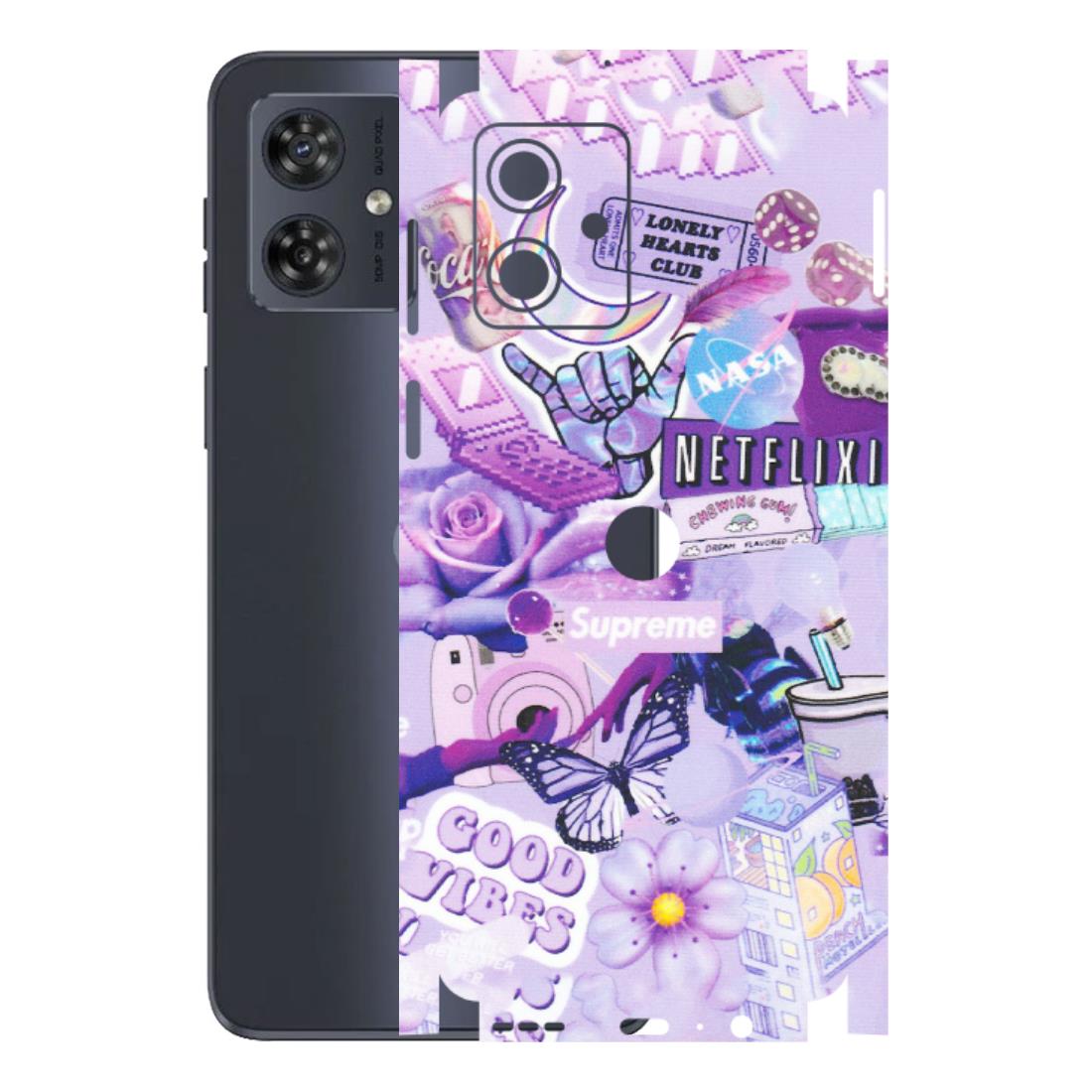 Motorola Phone Skins (All Models) - Supreme Purple Magic - Matte Finish (M-88) Motorola G54 (5G)