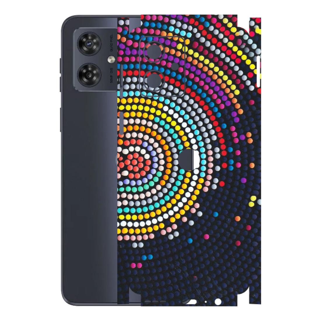 Motorola Phone Skins (All Models) - Rainbow Dot Mandala - Matte Finish (M-97) Motorola G54 (5G)