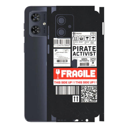 Motorola Phone Skins (All Models) - Handle With Care - Matte Finish (M-99) Motorola G54 (5G)